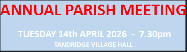 Welcome to Tandridge Parish Council